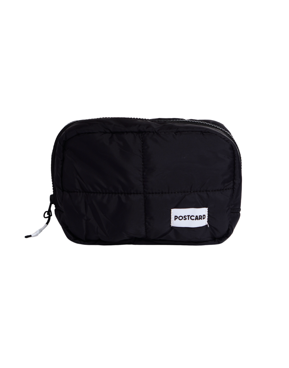 Midnight Black Travel Pouch