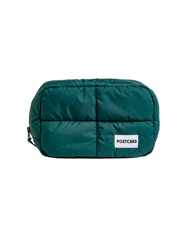 Forest Green Travel Pouch