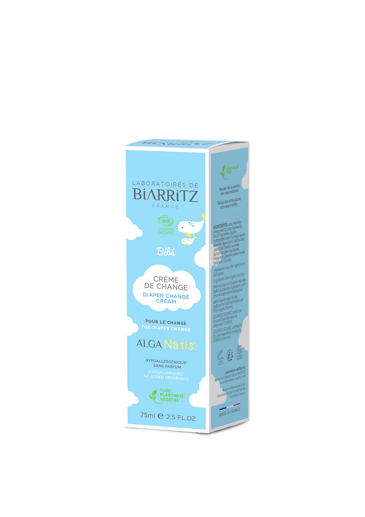 Organic Diaper Change Cream in box packaging