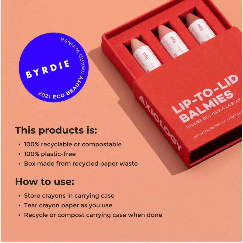 lip balms in box packaging