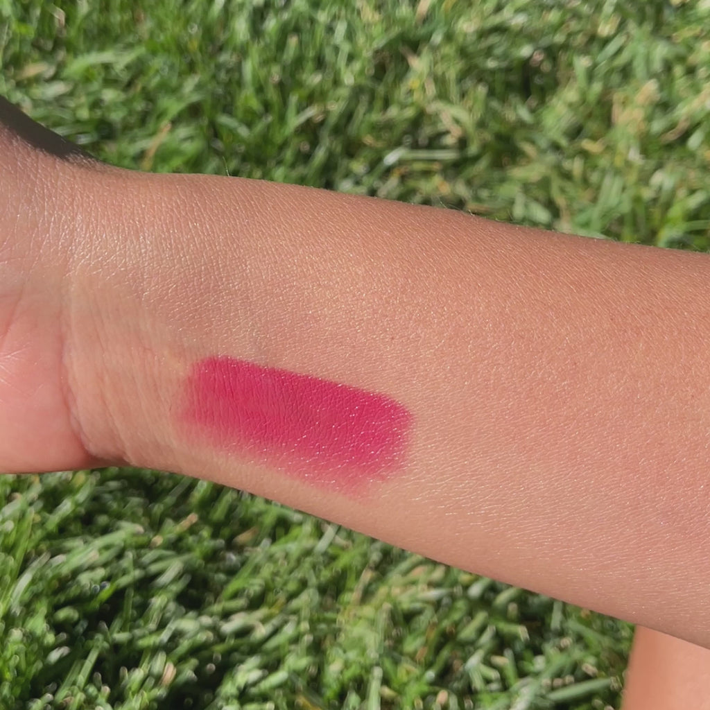 Watermelon Lip-to-Lid Balmie on arm