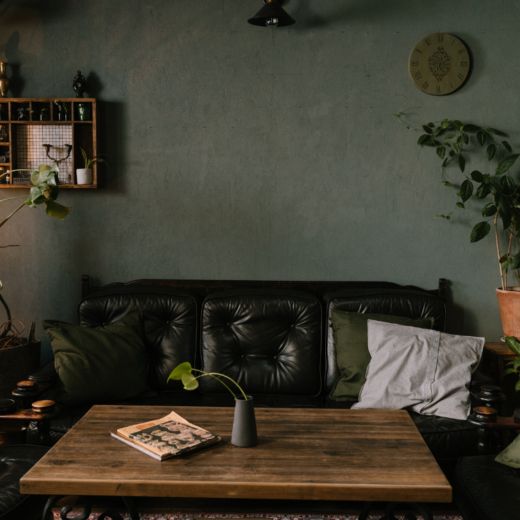 green living room